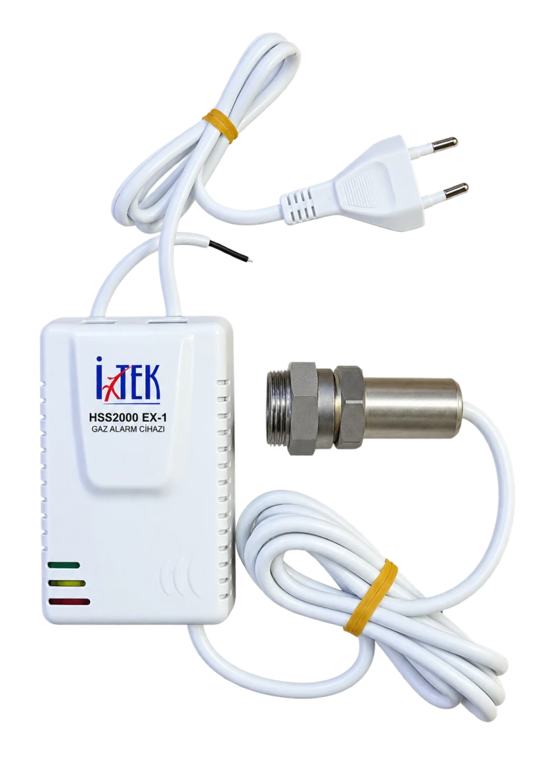 İtek HSS2000 EX-1 kontrol ünitesi ve harici gaz sensörü