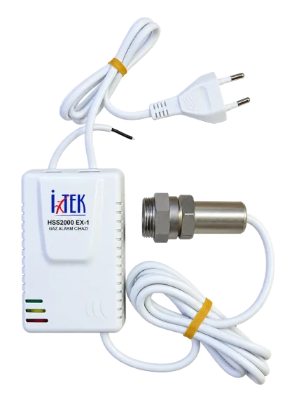 İtek HSS2000 EX-1 kontrol ünitesi ve harici gaz sensörü