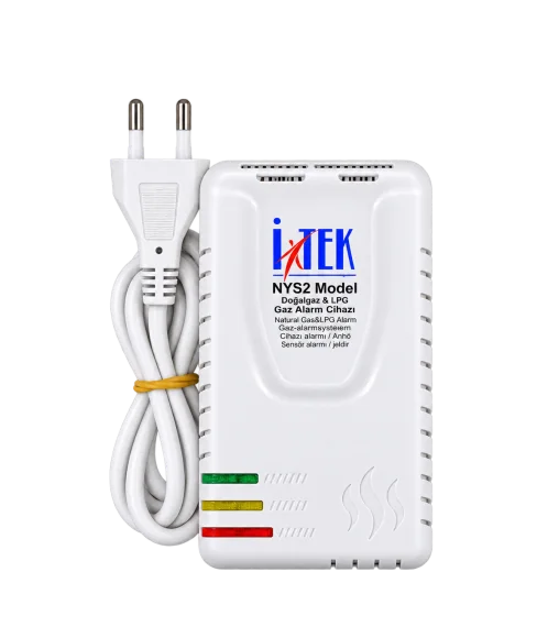 İtek NYS2 doğalgaz ve LPG gaz alarm cihazı