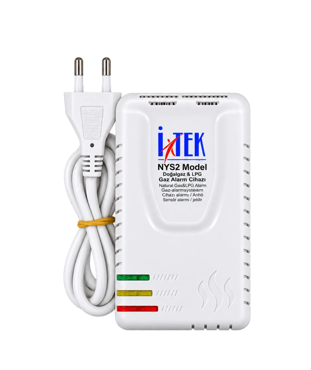 İtek NYS2 doğalgaz ve LPG gaz alarm cihazı